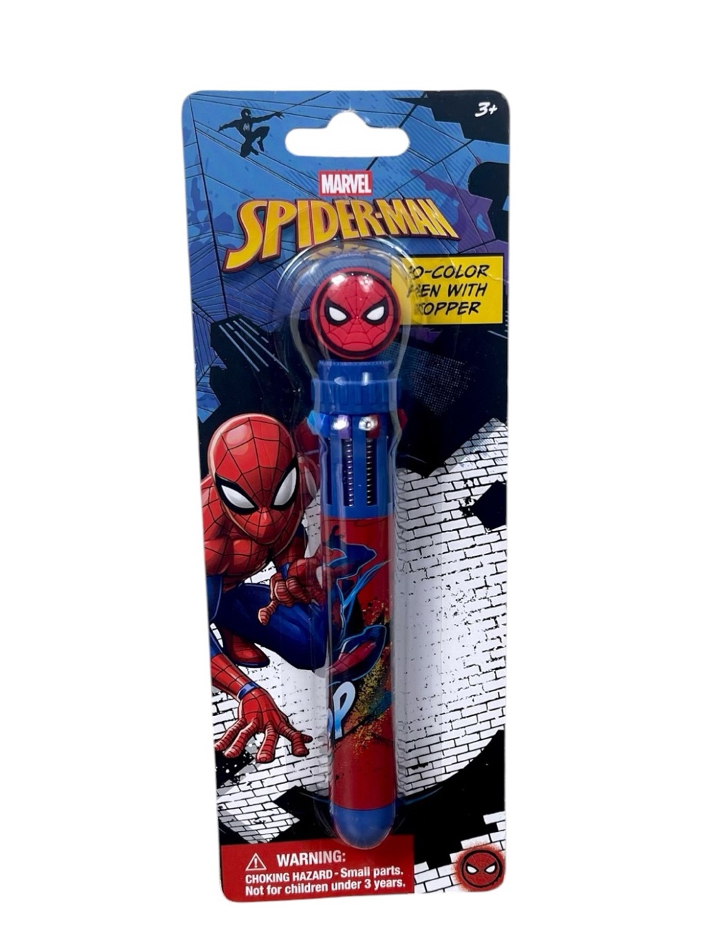 Marvel Spider-Man Red and Blue Multi-Color Pen Topper